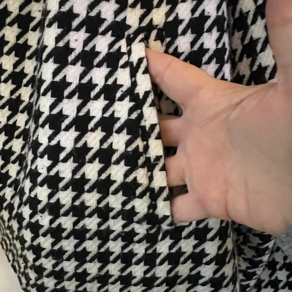 Massimo short swing jacket, black & white Houndstooth pattern, Sz 16W/18W - Picture 14 of 14